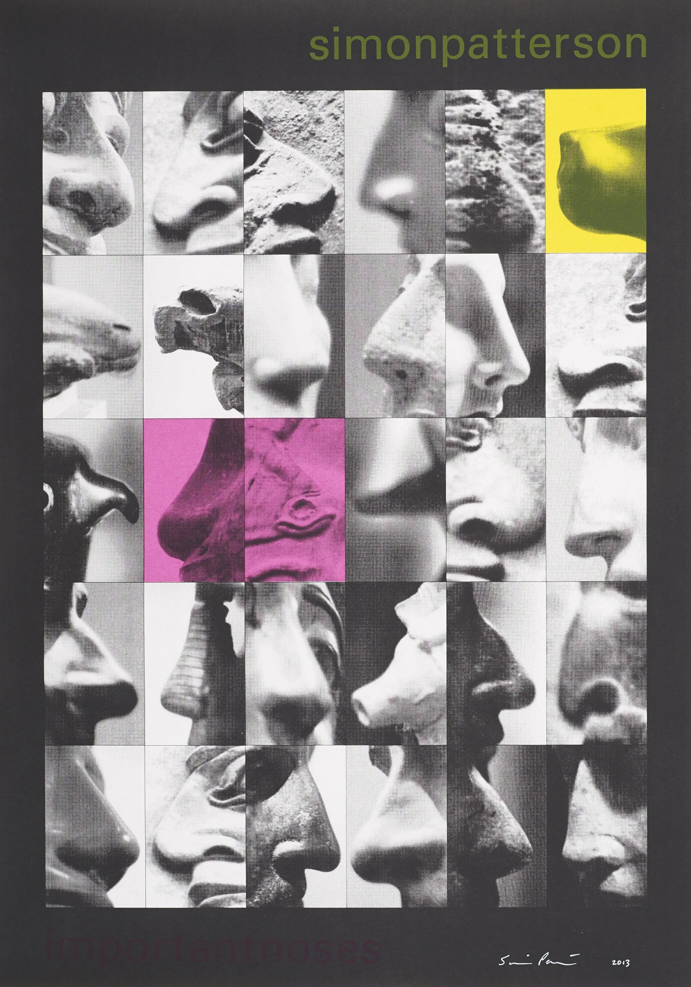 1998年発行Simon Patterson Name Painting Simon Patterson Name Painting, published in 1998